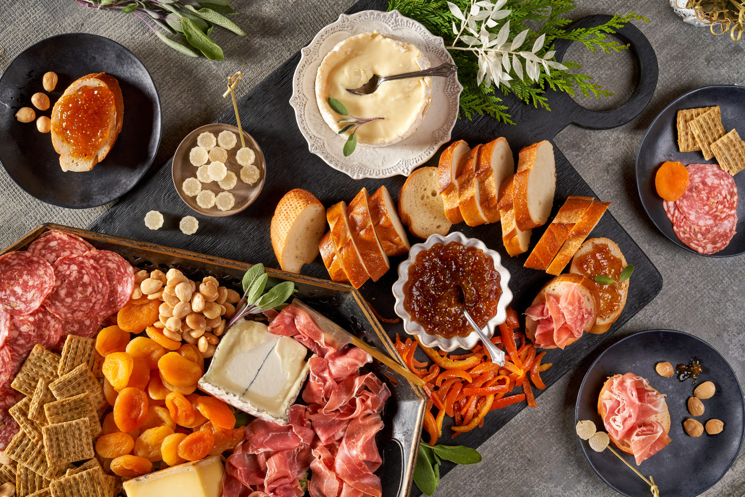 Botanical White Grapefruit Charcuterie Board