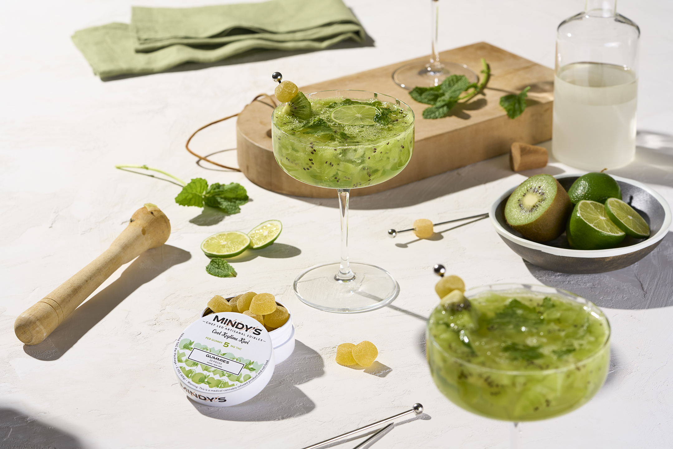 Kiwi Mojito Mocktail